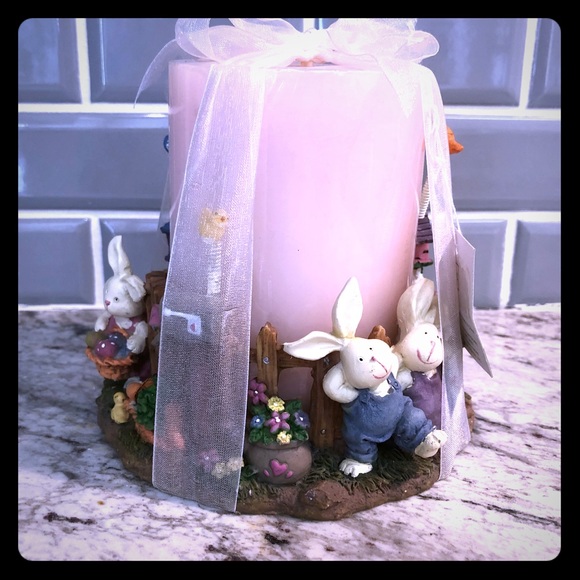 Pier 1 Other - Pier 1 Easter candle and holder